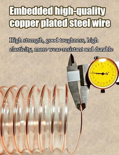 Flexible Dust Collection Hose | Tear-Resistant PU Ducting Pipe | Industrial Copper-Wire Dust Extractor Hose (400mm Diameter, 0.9mm Thickness) for Efficient Dust Removal