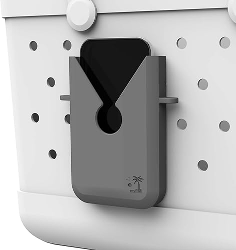 JOOKKI Soporte de teléfono de silicona para bolsas de playa, soporte de teléfono, accesorios compatibles con bolsas Bogg Bags Universal Rubber Beach