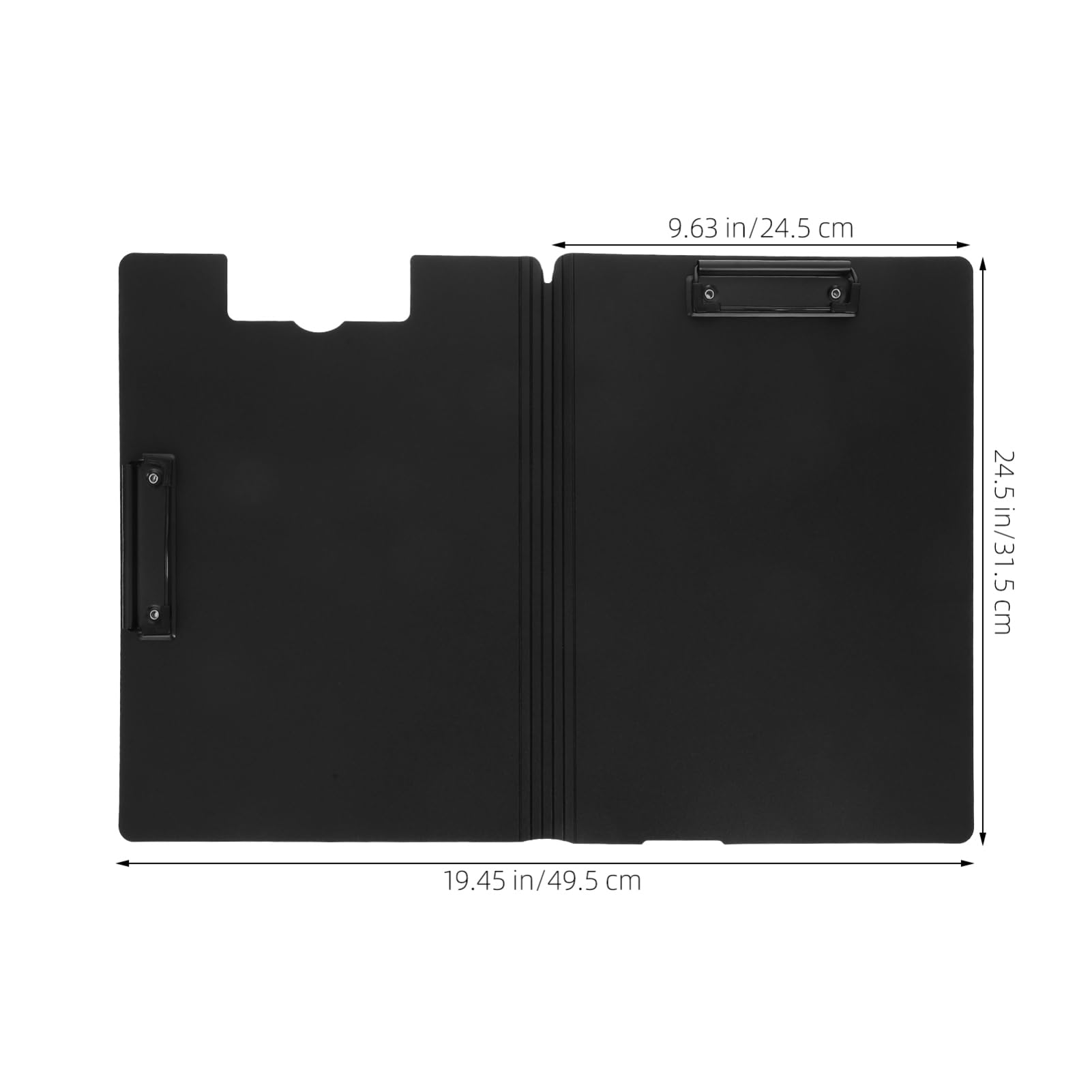 NUOBESTY 6pièces Porte-documents Pliable avec Double Pince pour Organisation de Documents Étanche et Léger pour Usage de Bureau ou Personnel