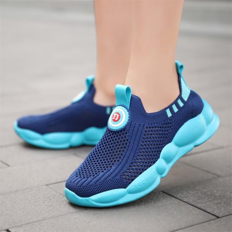 Kids Boy Lightweight Breathable Mesh Casual Sneakers for Outdoor Sport Running Walking Beach4