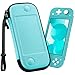 Produktbild Fintie Slim Tasche für Nintendo Switch Lite (2019) - [Ultradünn] Tragetasche Hartschalen Aufbewahrungstasche mit 8 Spielkartenhaltern und Handschlaufe für die Switch Lite, Türkis-blau