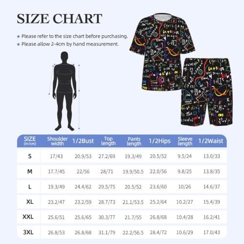 Pyjama formule mathématique extensible contre la chaleur nocturne