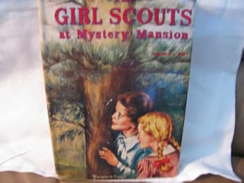 Hardcover The Girl Scouts at Mystery Mansion Book