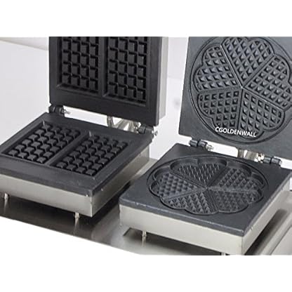cgoldenwall np-571 kommerziellen Waffel, die sich Maschine 2 in 1 Waffeleisen Maker Antihaft-Waffel Toaster Doppelkopf Waffle Baker Elektrische Belgische Waffel Herd - 220V – Bild 3
