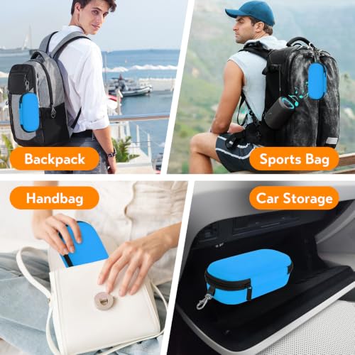Image of Double Eyeglasses Case, Hard Travel Glasses Case for Men Women