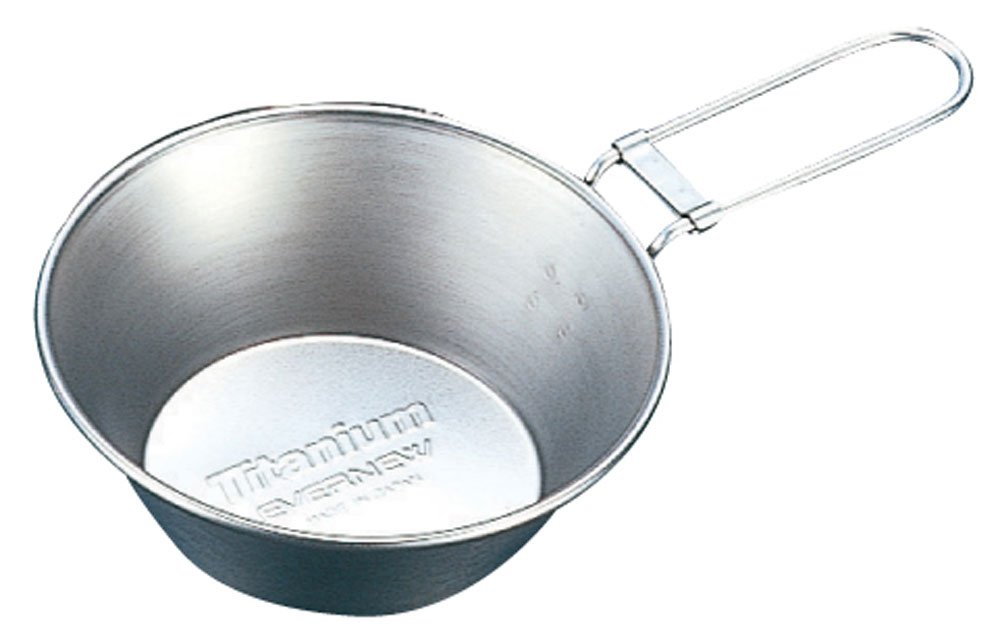 Amazon.com : Evernew Titanium Sierra Cup with Folding Handle