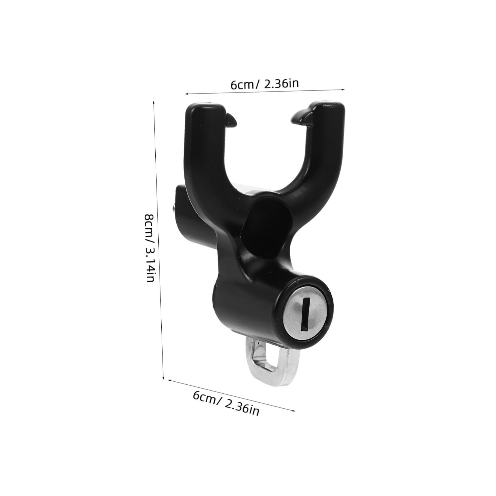 VINTORKY 1 Set Motorcycle Lock Heavy Duty Theft Security Hook for Bicycles Electric Scooters and Motorbikes Lightweight Design for Durable Protection