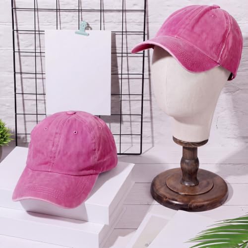 Image of Geyoga 7 Pieces Unisex Vintage Washed Distressed Baseball Hat Baseball Cap for Dad Twill Adjustable Hat