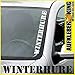 Hochwertiger "WINTERHURE" Aufkleber ca. 55 x 7 cm Auto Frontscheibe oder Heckscheibe Lack Motorhaube Sticker Autoaufkleber Motorsport Hoonigan Sticker Winter Wintergerät