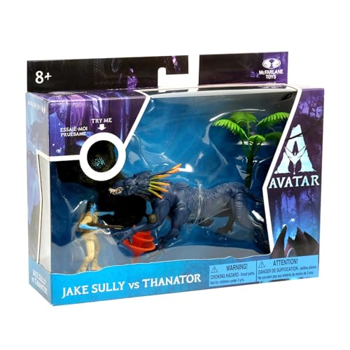 Disney Avatar - Figurines McFarlane - Coffret Medium Deluxe - Jake Sully & Thanator - TM16376