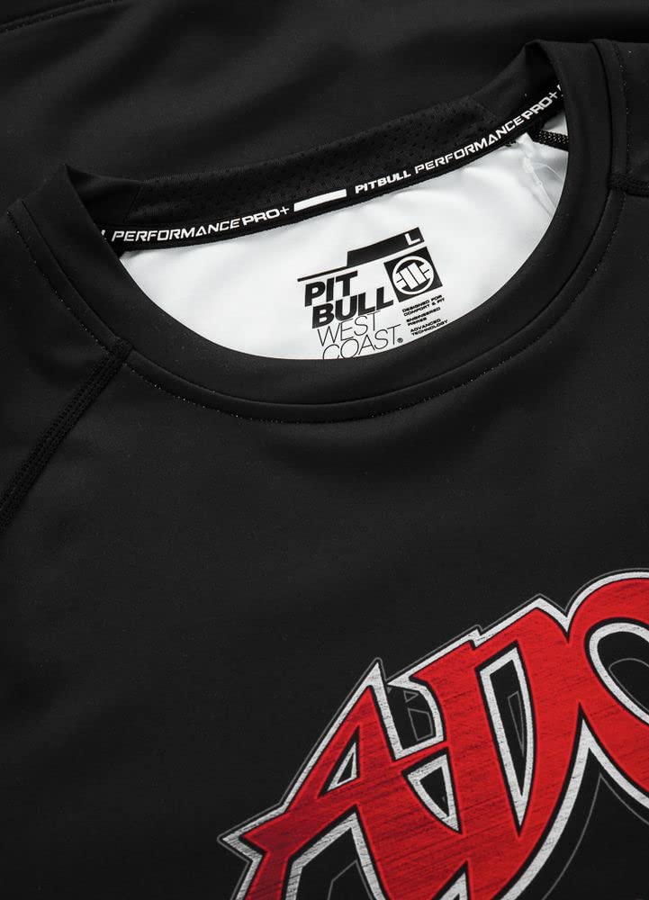 Pitbull Koszulka męska z długim rękawem Rashguard Gym Sport Pit Bull West Coast ADCC