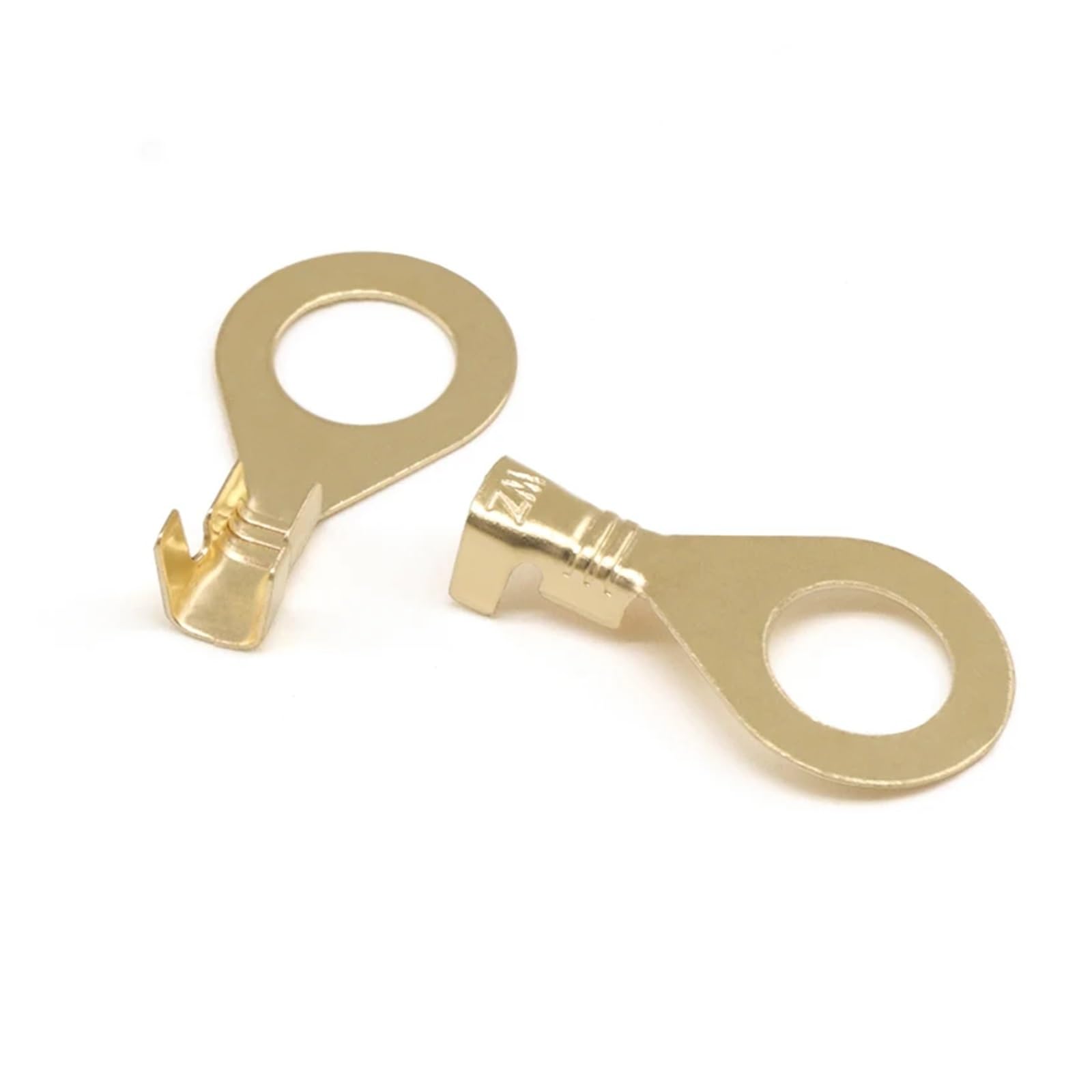 Ringkabelschuhe in Box, Ösen, Kupfer-Crimpklemmen, M3/M4/M5/M6/M8/M10, Kabelschuh-Drahtverbindung, Nicht isoliert, Sortimentskit(3 Box,300pcs)