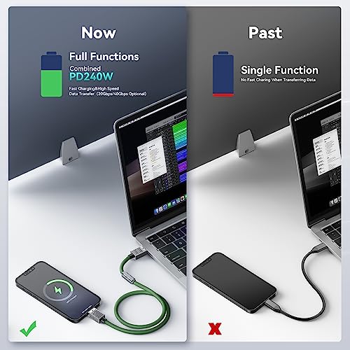 Yottamaster USB C to USB C 0.5m, USB3.2 Charger, 20Gbps Type C, PD240W 48V/5A Fast Charging - Image 3