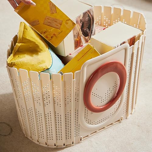 Panier à linge et corbeille pour chambre aéré gain de place