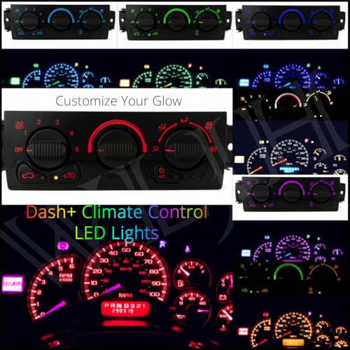 Kit De 21 Lámparas Led Para Tablero Y Control Clima Chevy Silverado miniatura 2