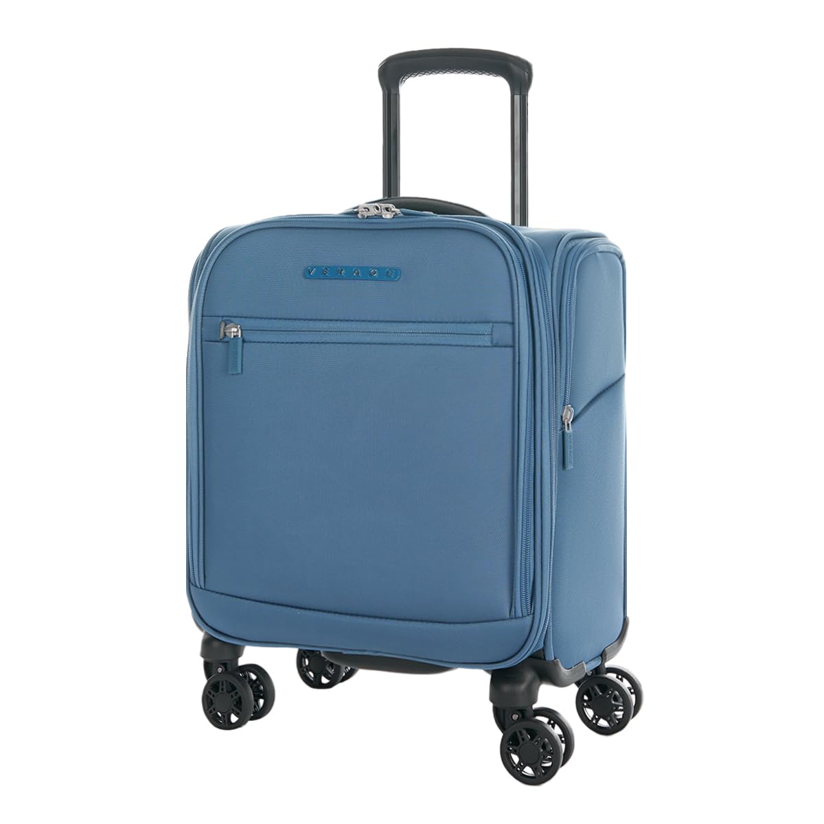 Verage Underseat Carry On Luggage with Wheels & USB Port,14 inch Coast Blue Wheeled Spinner Bag Carry-on Luggages for Airlines, Lightweight Suitcase