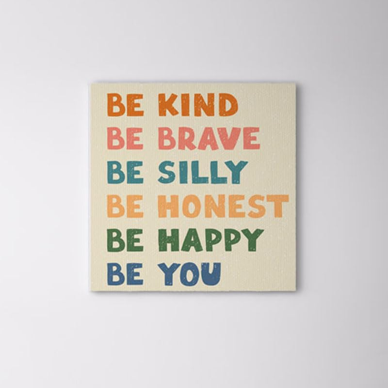 bpaJust Be Yourself Canvas Wall Art Painting Wallart Canvas - 90 X 90 Cm