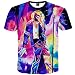 Big Boys Kids Youth Fashion 3D T-Shirt Michael Jackson MJ Print Tees