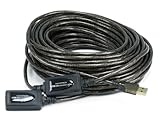 Monoprice 65ft 20M USB 2.0 A Male to A Female Active Extension / Repeater Cable use with PlayStation, Xbox, Kinenct, Oculus VR, USB Flash Drive, Card Reader, Hard Drive, Keyboard, Printer, Camera and More!