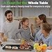 Nutrichef Double Burner Griddle Pan, Non-Stick Griddle for Stove Top, 50.8 x 30.5 x 2 cm, Even Heat, Bakelite Handles, Dishwasher Safe, PFOA & PFOS Free, Cast Iron Style Cooking Grill Plate