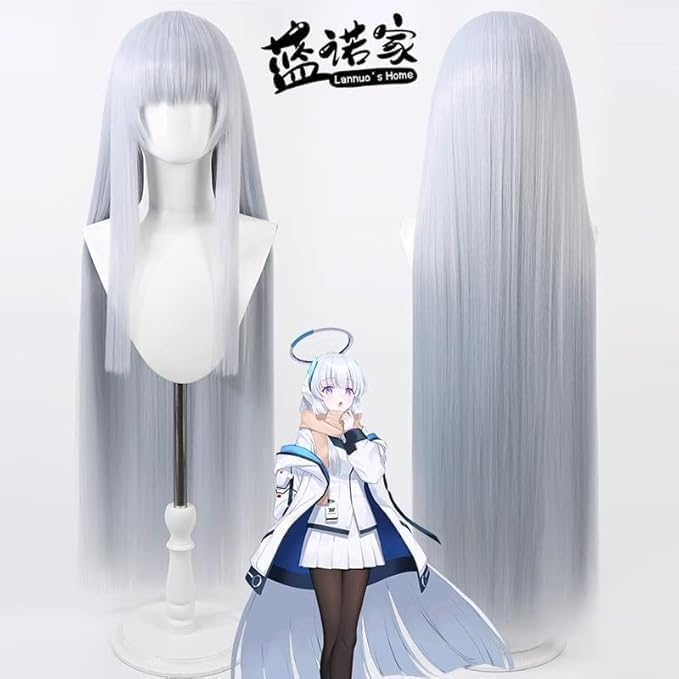 Amazon.co.jp: ブルーアーカイブ 生塩ノア コスプレ Cosplay WIG : ホビー