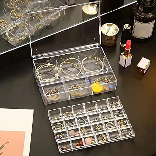See full amazon price history chart for Golden bird Plastic 30 Grid Cells Multicolorpurpose Jewelry Organizer Rectangular Storage Box, with Adjustable Dividers, Transparent Storage Organizer Box for Jewelry Beads Earring Golden bird Plastic 30 Grid Cells Multicolorpurpose Jewelry Organizer Rectangular Storage Box, with Adjustable Dividers, Transparent Storage Organizer Box for Jewelry Beads Earring (B0CR48PW27) Amazon Price History, Amazon Price Tracker