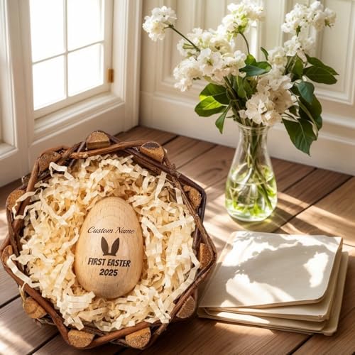 MBDFUT Personalized Musical Easter Egg Shaker 2025, Customized Engraved Easter Egg Keepsake, Egg Shakers Musical Instruments - Thumbnail 2