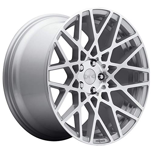 Rotiform BLQ 18X8.5 5X112 6.13 35mm GLOSS SILVER MACHINED - R1101885F8+35