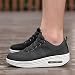 Imagen de Minjet Mujer Malla Zapatos para Caminar Plataforma Calzado Deportivo de cuña Casual Mocasines Running Transpirable Ligero Zapatillas