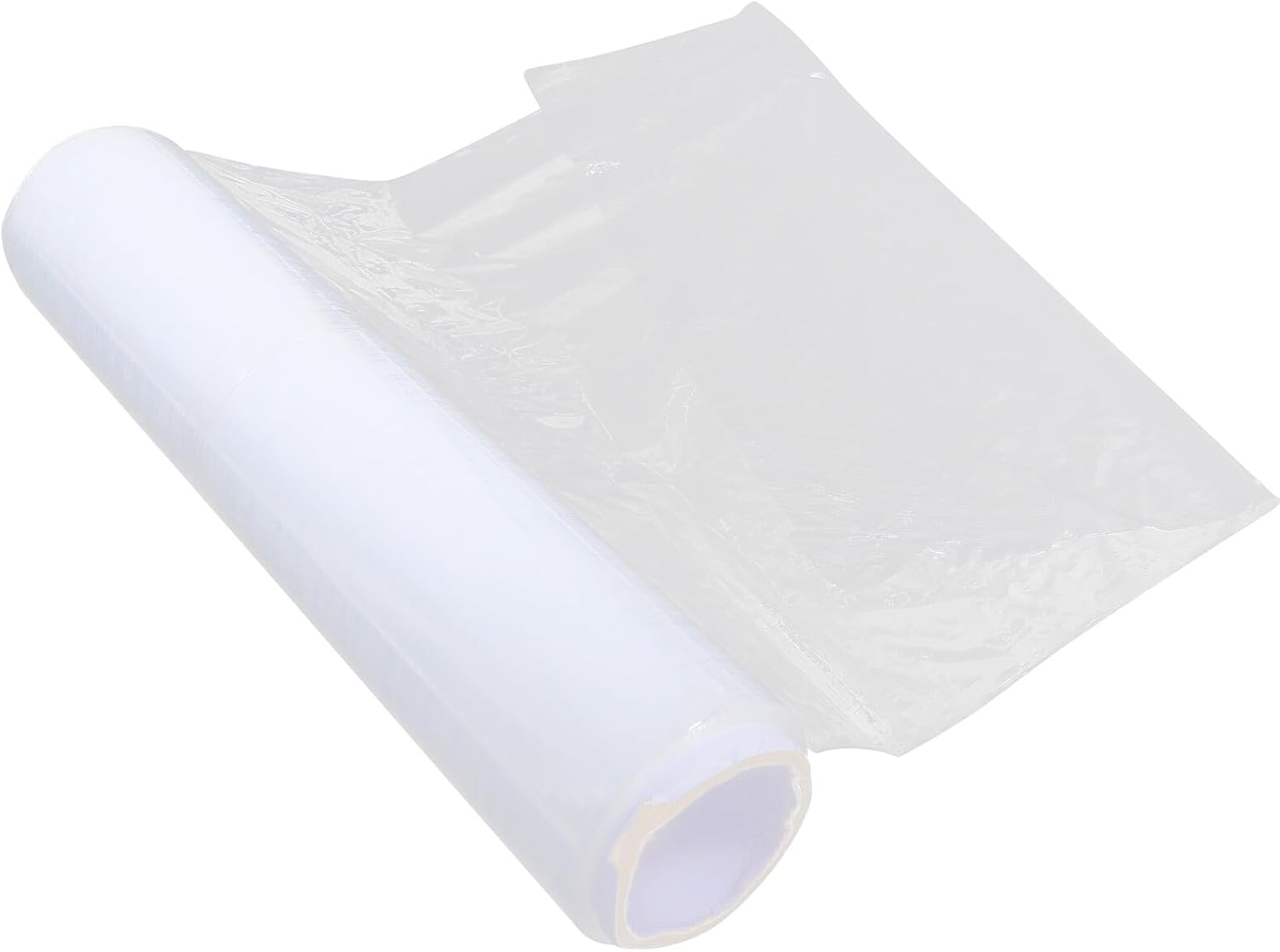 Stretch Film Roll 45cm Wide Plastic Cling Shrink Wrap for Industrial Packaging and Moving Protection