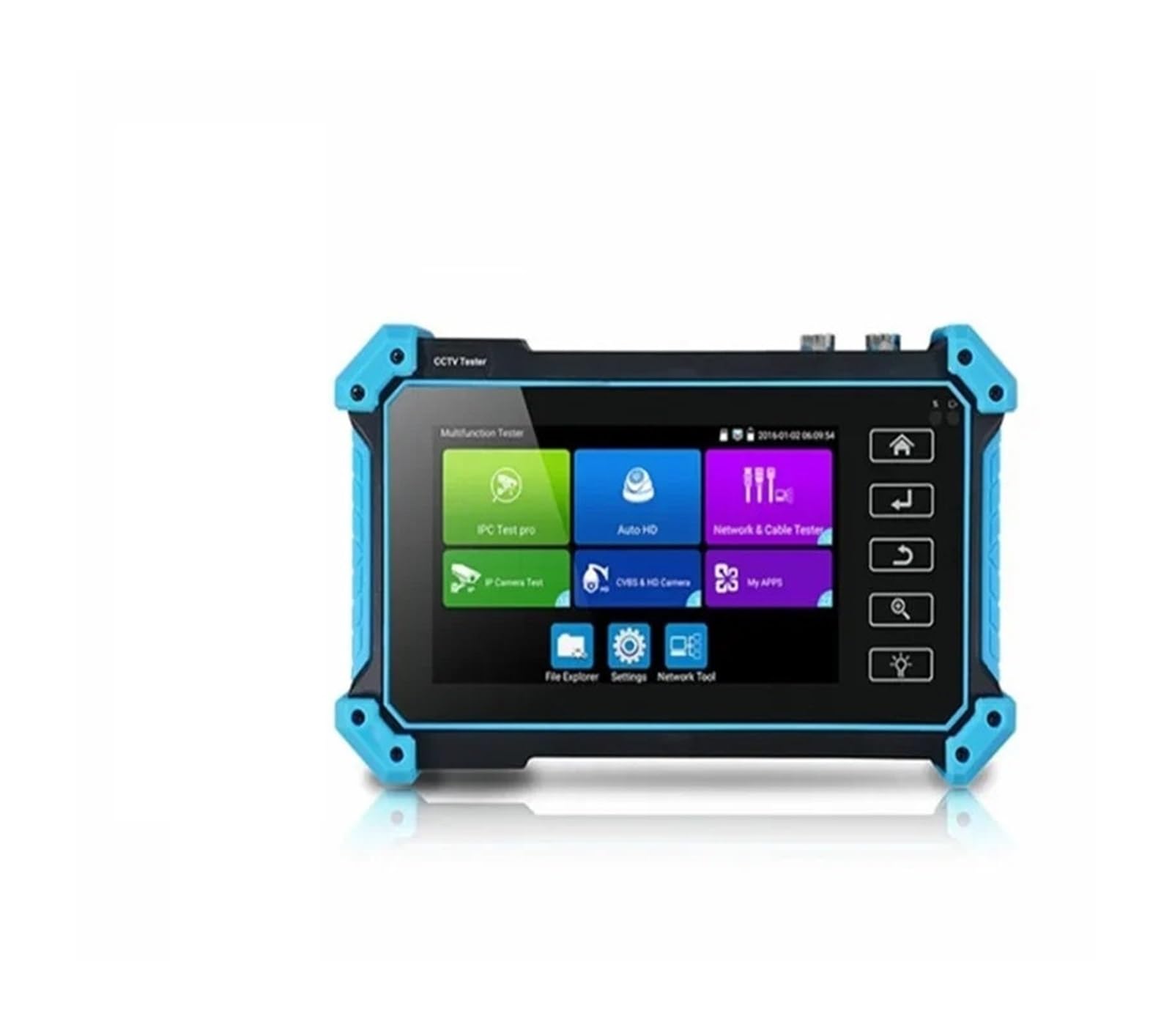 Tester CCTV, IPC5200C Tester monitora CCTV 4K | Z Tester kamery IP Analogowy tester monitoringu wideo CCTV IP PoE RJ45 Test kabla TDR do testowania kamer CCTV i IP.
