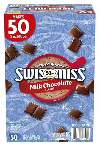 Hot Chocolate Milk Chocolate Flavor Hot Cocoa Mix, 50-Packets