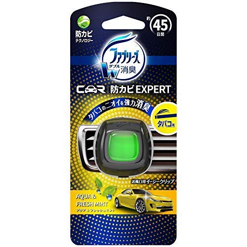 Procter & Gamble 《Set sale》 P G Fabry's Easy Clip Antifungal Expert Aqua Fresh Mint (2.2mL) x3 set Cigarette for car air conditioner deodorant/fragrance [P G]