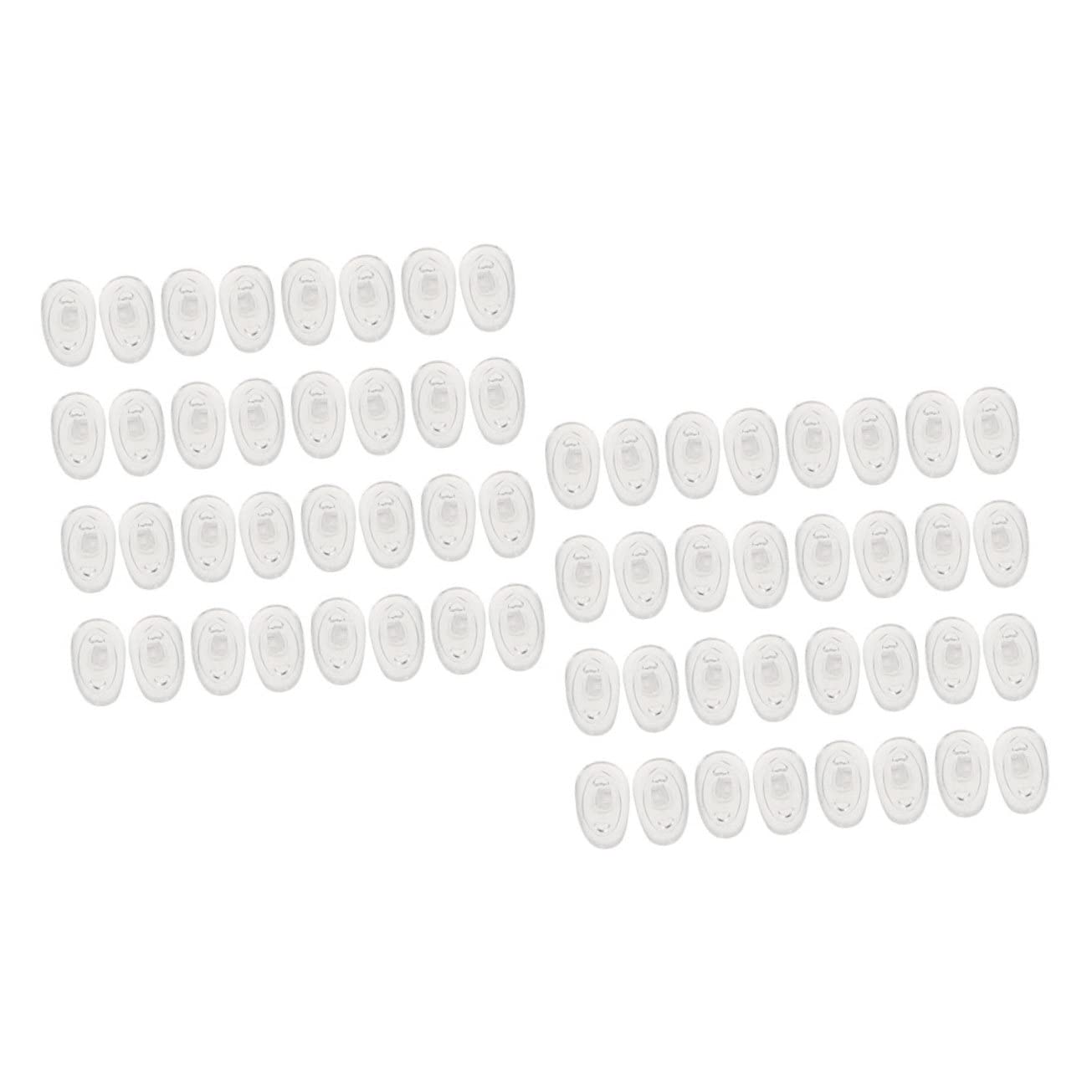 500pares Almohadillas De Silicona Para Gafas Reemplazo De Almohadillas Nasales Accesorios Prácticos Para Gafas Comodidad y Estabilidad Sin Deslizamientos
