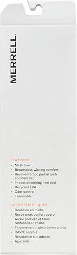 Miniatura 4 de Merrell Plantilla de lana avanzada Kinetic Fit para hombre, Blanco