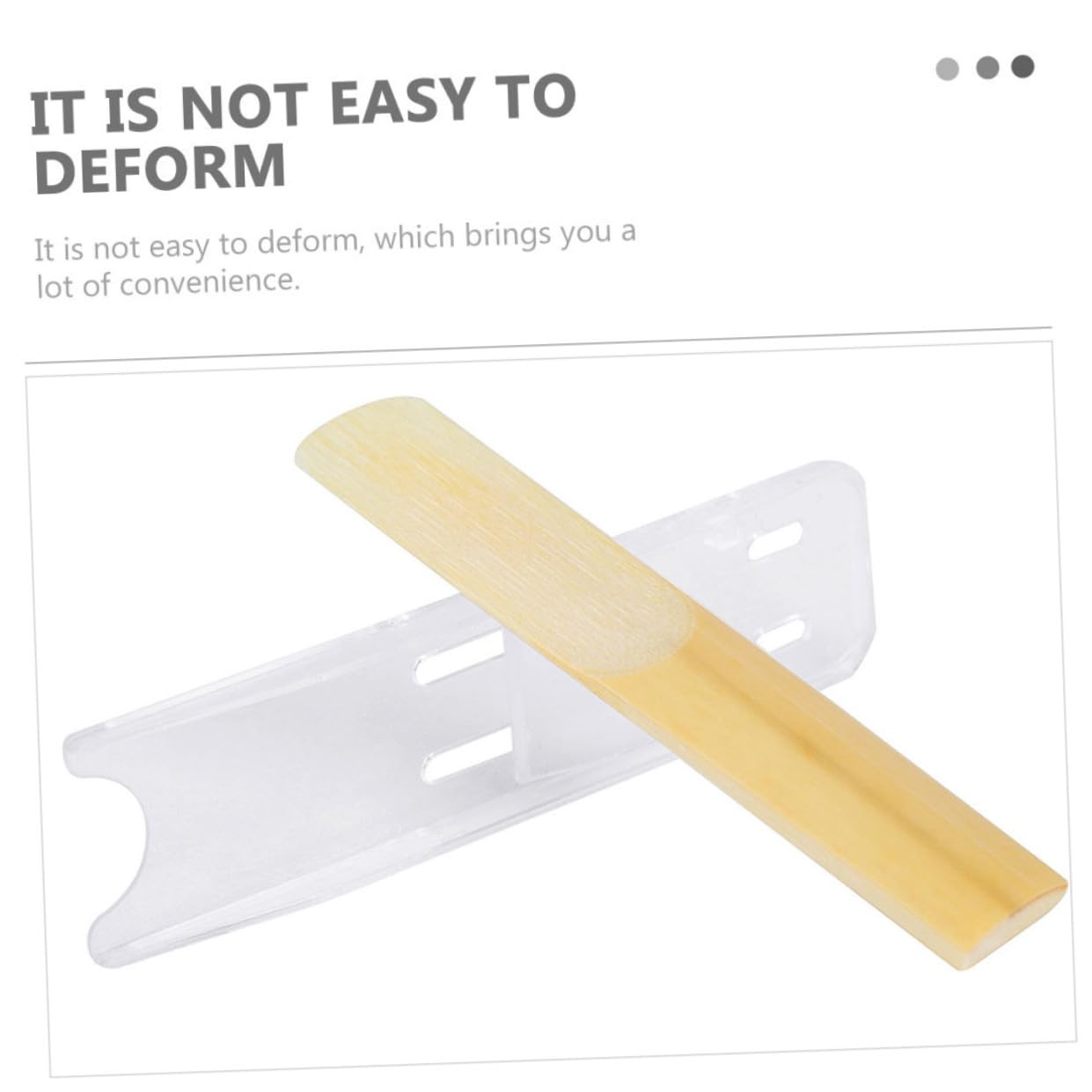 VICASKY 50piezas Lengüetas Para Clarinete Accesorios Musicales Para Músicos Reeds De Protector Para Actuaciones y Práctica