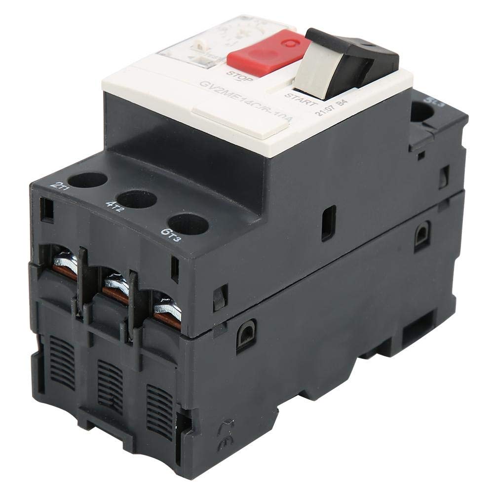 GV2 Disjoncteur, Disjoncteur de Protection Moteur pour la Protection de la Ligne de Distribution et la Conversion de Charge peu Fréquente, Fréquence 50 / 60HZ (GV2-ME14C 6~10A)