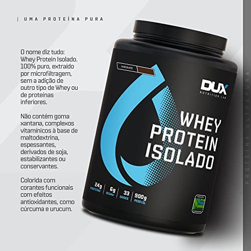Whey Isolado Baunilha Pote 900g Dux Nutrition