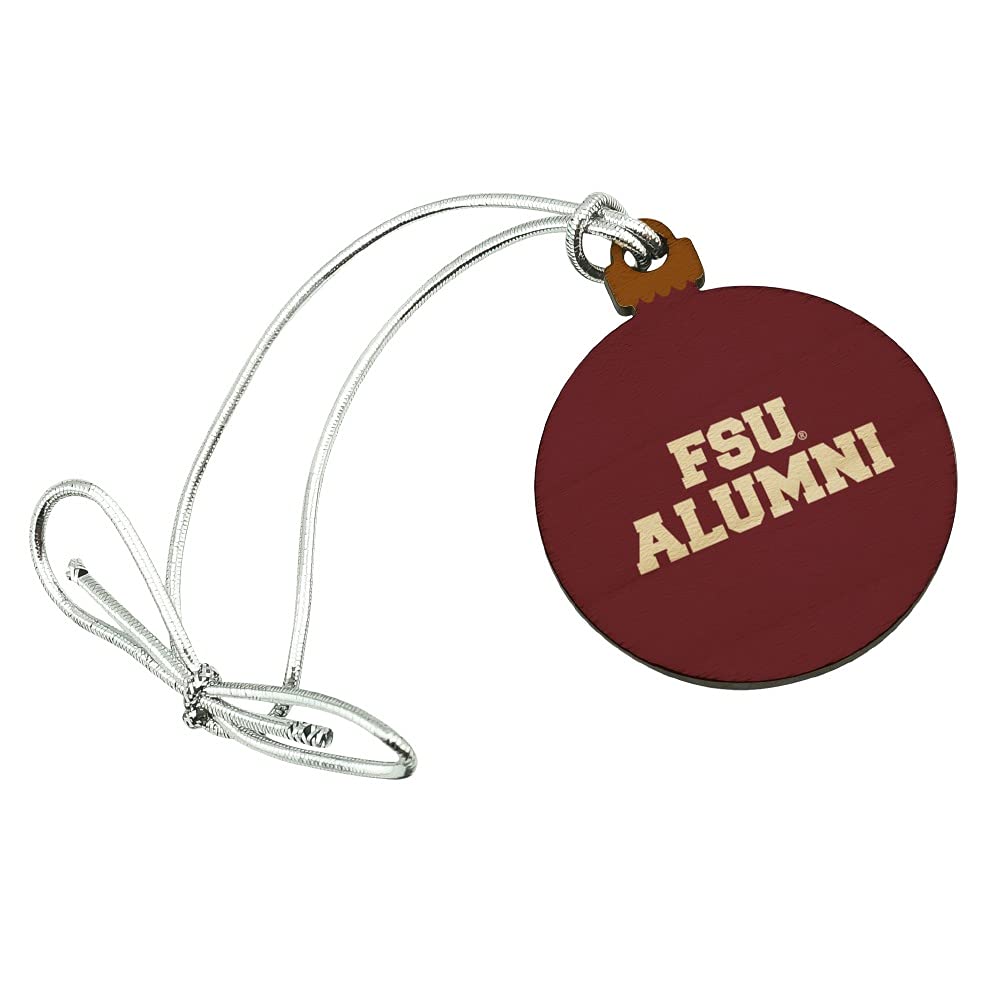 GRAPHICS & MORE Florida State University Alumni Mini Small Tiny Wood Christmas Tree Holiday Ornament