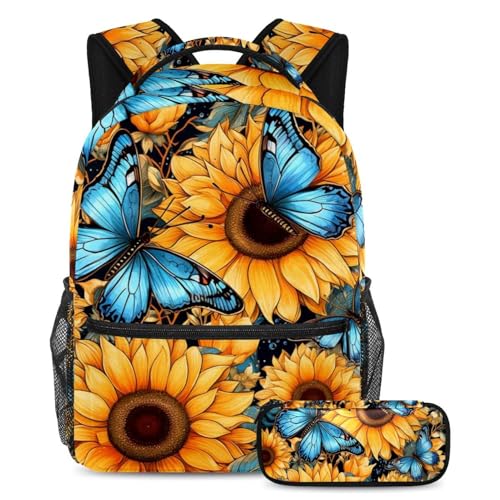 Ensemble sac à dos filles et garçons grand volume avec trousse scolaire