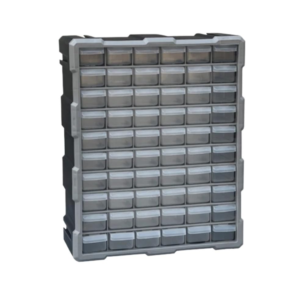 EMHSJSYVB Multi-grid Drawer Storage Parts Wall-mounted Combination Component Toolbox Building Block Screw Tool Box Simple Plastic Cases(D)