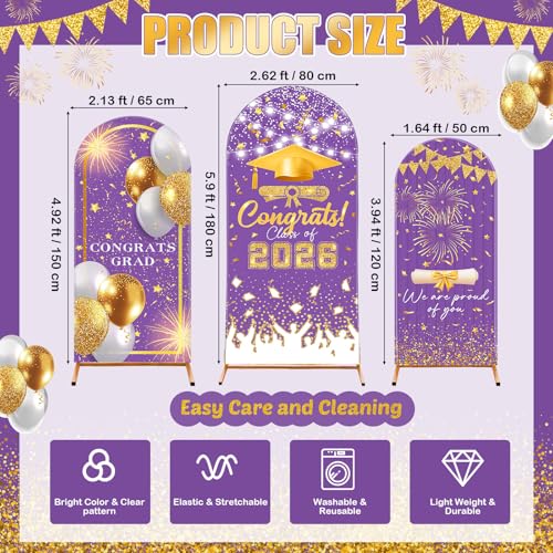 Set de 3 Fundas para Arco de Graduación WovWeave, 4-6 ft miniatura 2