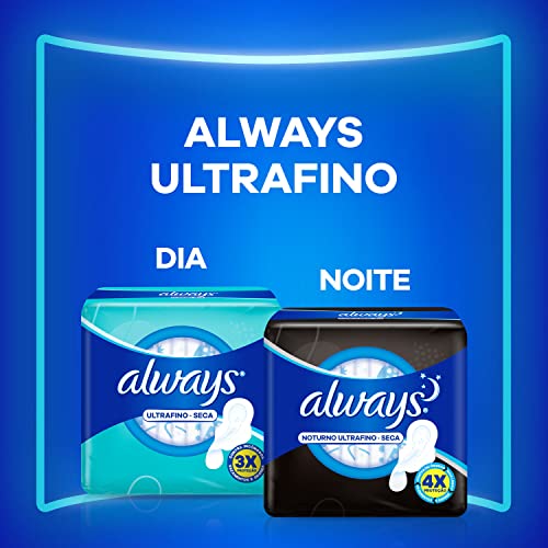 Absorvente Always Ultrafino Seca com abas 8 Unidades