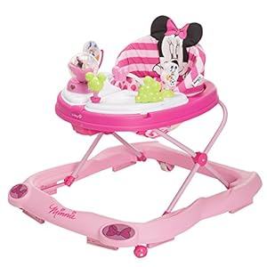 Disney Minnie Mouse Glitter Music and Lights Walker, Pink