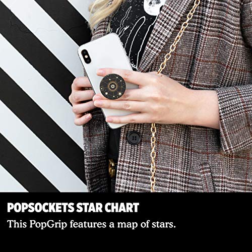 Image of PopSockets Phone Grip with Expanding Kickstand, Adhesive Grip - Star Chart