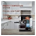 QJRGUY Bar Espresso Coffee Maker Machine with Milk Frother for, Latte and Mocha, Cappuccino, 1372-1633 W - Image 4