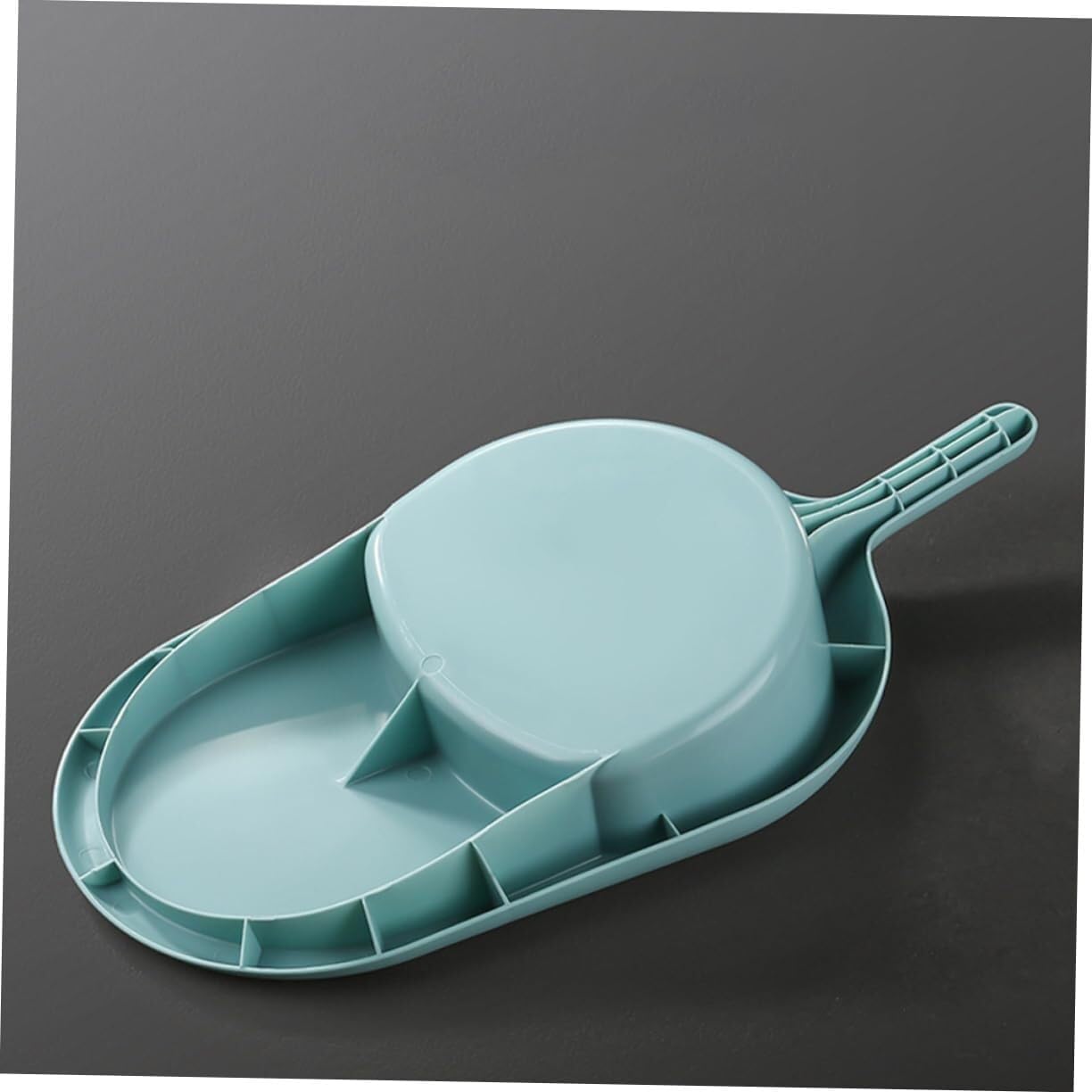 Lidded Bedpan for Bedridden Patients - Portable Plastic Urinal Pot for Men and Women - Ergonomic Hospital Quality Bedpan for Elderly Care