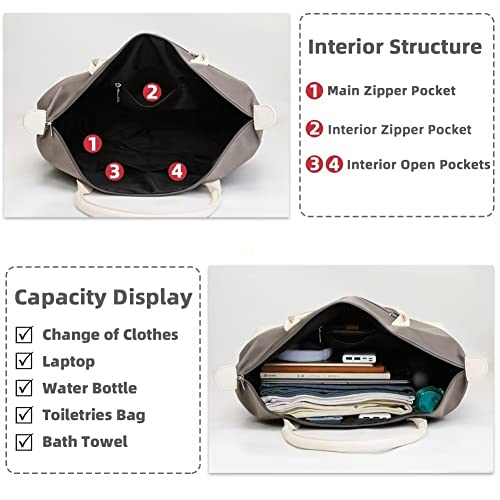 Travel Duffel Bag Casual Waterproof Gym Bag Lightweight Overnight Shoulder Bag Carry On Luggage Tote Bag Beach Bag3