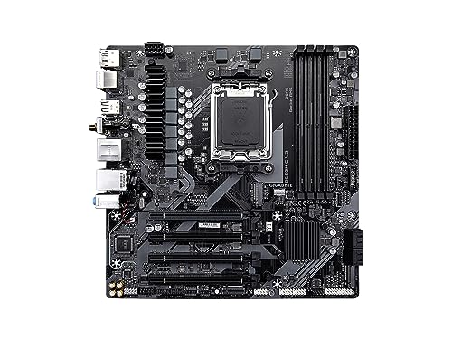 GIGABYTE B650M C V2 (AM5/LGA 1718/AMD/B650/Micro-ATX/5 anni di garanzia/DDR5/PCIe 4.0 M.2/PCIe 4.0/USB 3.2 Gen1 Type-C/1GbE LAN/scheda madre) - Scheda madre - Immagine 1