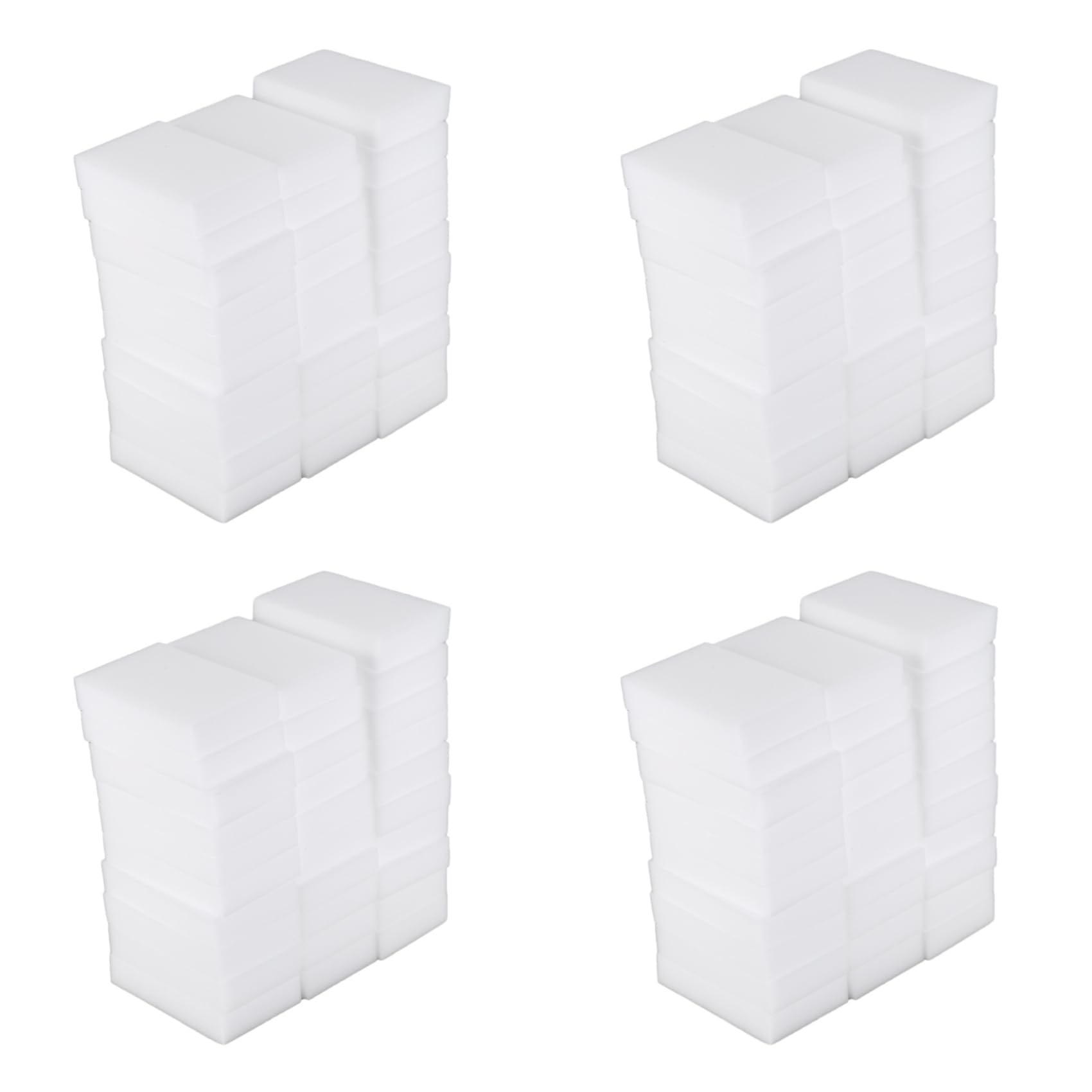 Hndhbfgrt 120x Magic Cleaning Sponge Eraser Melamine Cleaner Multifunction White